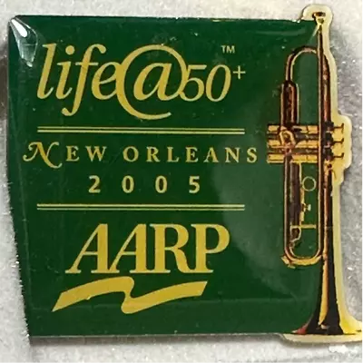 LOUISIANA New Orleans AARP Life@50+ 2005 Vintage Tack Pin T-6359 • $9.99