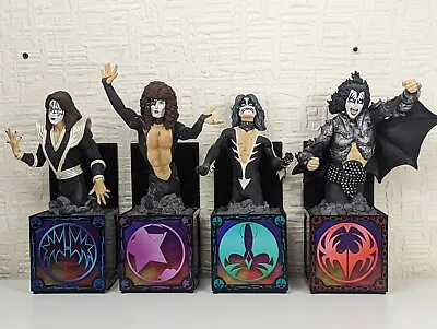 KISS Full Band Rock N The Box 2001 Jack In The Box Full Band Set Art Asylum • £249.99