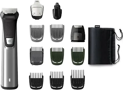 PHILIPS Multigroom 7000 12-in-1 Hair Beard Body Cordless Trimmer Groomer Clipper • $999