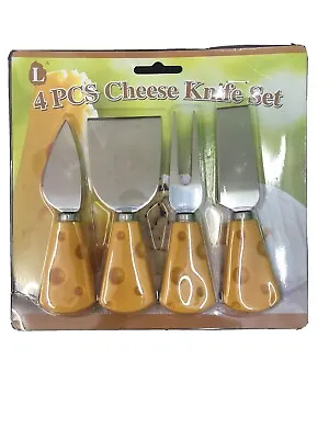 4x Handle Cheese Knife Collection Cheese Knife Set Cheese Cutter UK SELLER • £4.59