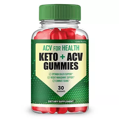 $25.95 • Buy (1 Pack) ACV For Health Gummies, Keto ACV Gummies Max Strength, Advanced Formula