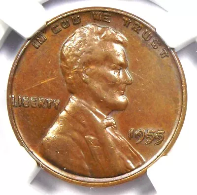 1955 Doubled Die Obverse Lincoln Cent 1C Penny DDO FS-101 - NGC AU Details • $2341.75