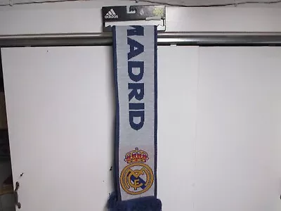 Real Madrid (adidas) Adult Winter Scarf (one Size) Nwt Blue & White & Logos • $12.99