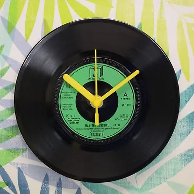 £13.50 • Buy Nazereth 'May The Sun Shine' Retro Chic 7  Vinyl Record Wall Clock