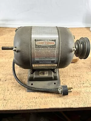 CRAFTSMAN 1/2 HP ELECTRIC MOTOR 1750 RPM 115V MODEL 115.6962 Capacitor Motor • $145