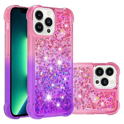 For Various Phone Shockproof Quicksand Case Cover Back Luxury Women Girl Glitter • $6.34