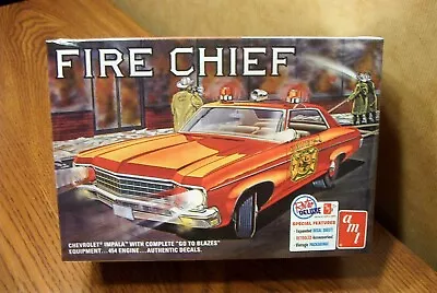 Amt 1970 Chevy Impala Fire Chief 1/25 Scale Model Kit  • $32.95
