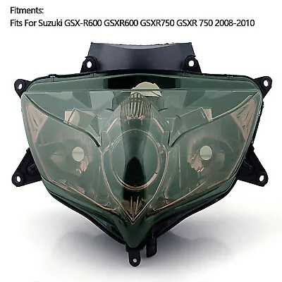 Headlight FrontLight Assembly Smoke Case For Suzuki GSXR600/750 2008-2009 K8 F07 • $73.76