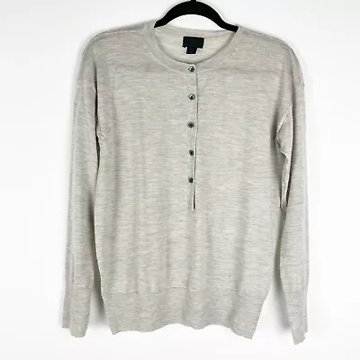 J. Crew Collection Italian Cashmere Gray Sweater Small • $45