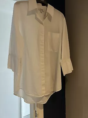 Cos Ladies White Shirt Size 42 • £7