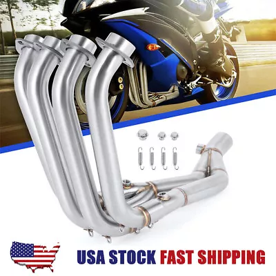 Motorcycle Header Exhaust Pipes System Manifold Set For Yamaha YZF R6 2006-2014 • $164.50