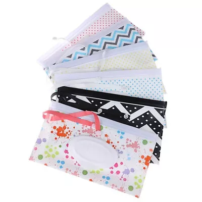 Baby Accessories Wet Wipes Bag Product Tissue Box Case Stroller Cosmetic Pouch • £2.87