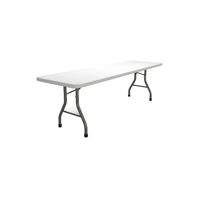 Mayline Event Series 96  Folding Table In Dark Gray And White • $549.99