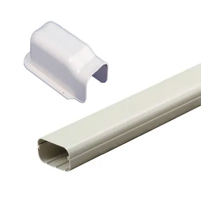 $38 • Buy 2m Long PVC Duct Pipe 100x2000mm With Wall Cover For Air Conditioner Coolroom