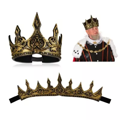 Medieval Vintage King Crown | Stage Performance Headdress & Dress Up Props Party • $9.56