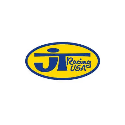 JT Racing - OVAL - Blue & Yellow Decal - Old School BMX • $11