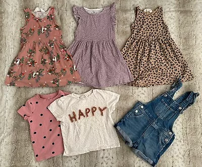 H&M Girls Lot Dresses Overalls Tops Size 5T • $14.99