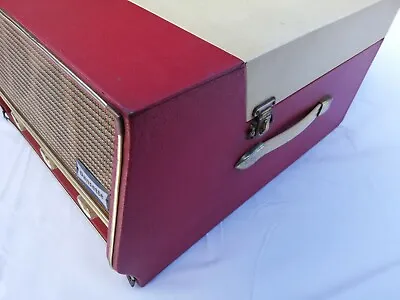 £150 • Buy Dansette (CONQUEST AUTO) 4-Speed Record Player, Red/Cream Restoration Project