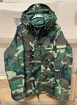 Genuine Us Army Gen I Ecwcs Goretex Parka Woodland New !!!! Medium Long • £199.99