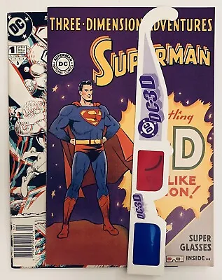 Superman Red Superman Blue #1 (1998) 3D Cover And Art~3D Glasses~Newsstand~VF/NM • $7