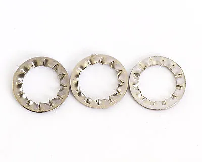 6mm M6 A2 STAINLESS INTERNAL SERRATED SHAKEPROOF WASHERS LOCK WASHER 50 PACK • £4.80