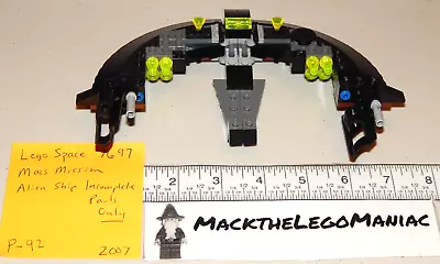 Lego Space 7697 Mars Mission Alien Ship Incomplete Parts MT-51 Claw Tank Ambush • $19.95