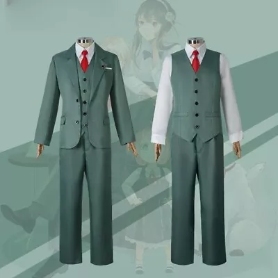 Spy X Family Loid Forger Cosplay Costume Light Green Suit Outfit Halloween Anime • $26.66