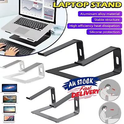 Ergonomic Portable Adjustable Laptop Stand Foldable Desktop Tripod Tray Holder • $22.99