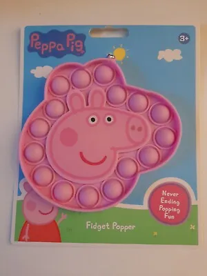 £4.95 • Buy Peppa Pig Pink Fidget Popper Toy New UNUSED BNWT Kids Children