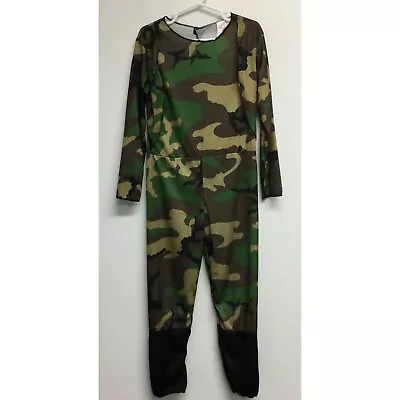 Rubies Boys Delta Force Halloween Costume SZ M Military Camouflage Camo Jumpsuit • $14.99