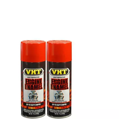 VHT Paint VHTSP155 (2-PACK); Engine Enamel 11oz Aerosol Chrysler Red 550�F • $28.35