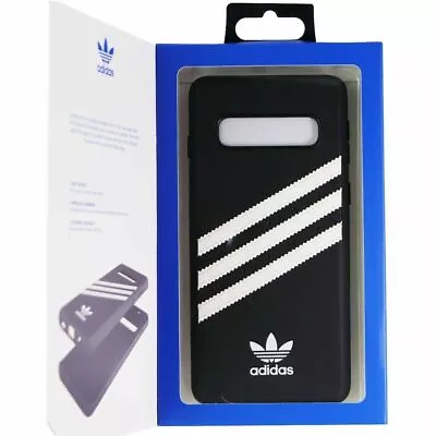 Adidas Originals Case For Samsung Galaxy S10 - Samba Black With White Stripes • $7.99