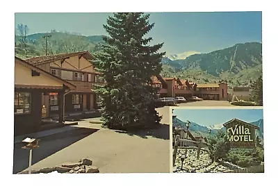 Villa Motel Manitou Springs Colorado - Postcard • $3.89