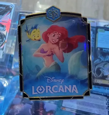 Disney Lorcana League Promo Pin Ariel  Rare • $10.50