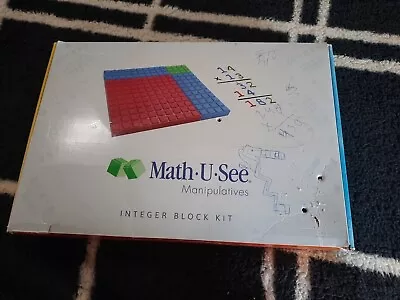 Math U See Manipulatives Integer Block Kit Home School Mathematics *INCOMPLETE* • $14.87