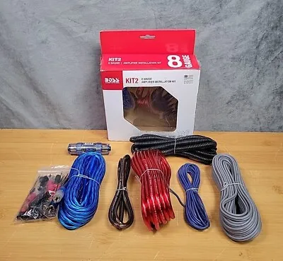 BOSS Audio Systems KIT2 8 Gauge Amp Installation Wiring Kit - NEW OPEN BOX • $14.99