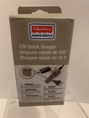 FISHER PRICE POWER WHEELS 12V QUICK CHARGER Model 00801-1429 • $14.99