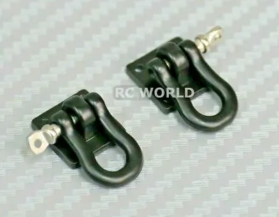 RC 1/10 Scale Truck  Accessories METAL ANCHOR SHACKLES W/ Plate + Hardware (2) • $6.99