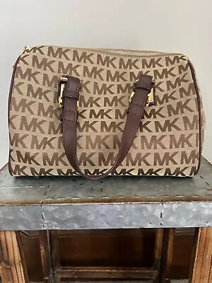 Signature Medium Logo Satchel Michael Kors Purse • $25