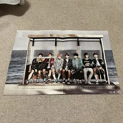 BTS You Never Walk Alone Official FOLDED Poster K-POP Bangtan Boys Left. Ver • $3