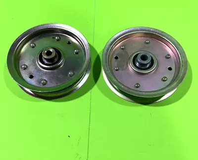 (2) Flat Idler Pulley For MTD Cub Cadet RZT 50 L54 42 S50 For Troy Bilt GT54 • $20.57