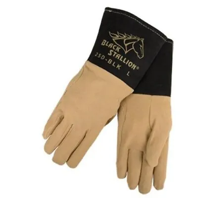 $21.38 • Buy Revco Black Stallion 25D-BLK Premium Deerskin TIG Welding Gloves, Large