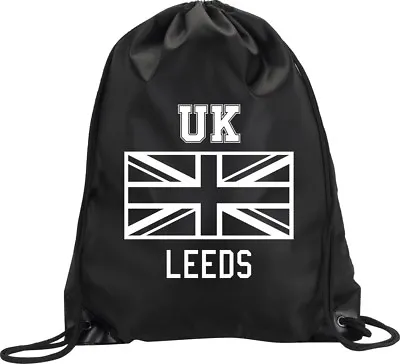 Backpack Bag Leeds Uk United Kingdom Union Jack Gym Handbag Sport M1 • £7.50