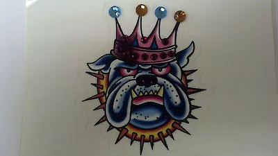 BULL DOG STICKER BLING ED HARDY BY CHISTIAN AUDIGIER 5-1/2  X  5  • $20