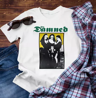 $17.99 • Buy The Damned Band Member T-Shirt White Men Gift For Fans Shirt  S1289