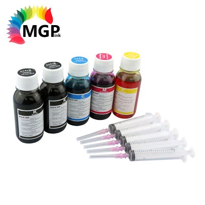 $25 • Buy 5x 100ml Refill Ink Kit F Canon PGI-650 CLI-651 XL IP7260 MG5460 MG5560 MG6360