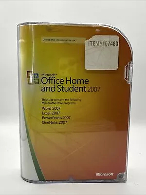 Microsoft Office 2007 Home And Student W/ Product Key - Excel Word PowerPoint • $24.95