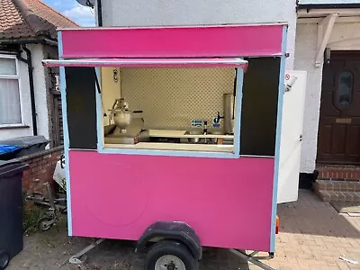 BARGAIN Coffee Tea Doughnut Popcorn Candy Floss Catering Event Van Trailer  • £4000