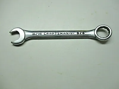 Craftsman V Combination Miniature Mini Micro SAE Wrench Chrome 11/32 3/8 Midget • $9.90