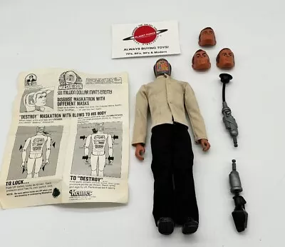 1976 Maskatron Complete Vintage Six Million Dollar Man Kenner Figure • $199.95